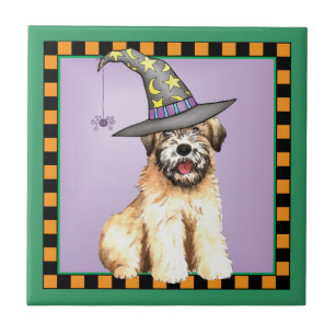Halloween Soft Coated Wheaten Terrier Tegeltje