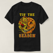 Halloween Softball Dit is het seizoen dat de pompo T-shirt (Design voorkant)