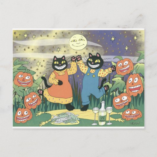 Halloween Soiree Briefkaart (Voorkant)