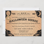 Halloween Soiree Spirit Board uitnodiging (Voorkant)