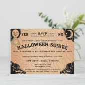 Halloween Soiree Spirit Board uitnodiging (Staand voorkant)