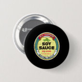 Halloween Sojasaus Grappige Groepsvoedsel Kostuum Ronde Button 5,7 Cm (Voorkant /achterkant)