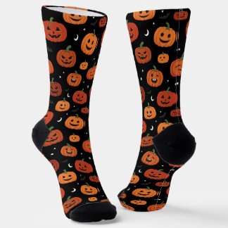 Halloween Soks Met Pompoengezichten Sokken