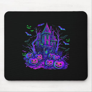  Halloween Soky Scene Retro Pompoen Y Seizoen Muismat