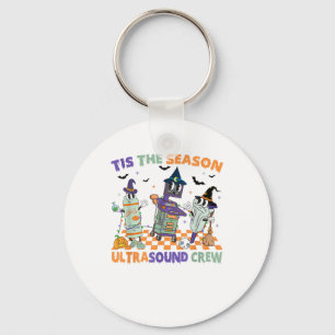 Halloween-sonografie Retro Tis The Season-echograf Sleutelhanger