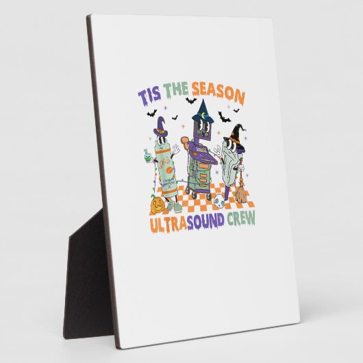Halloween Sonography Retro Tis The Season Ultrasou Fotoplaat (Zijkant)