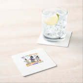 Halloween Sonography Retro Tis The Season Ultrasou Kartonnen Onderzetters (Insitu)