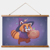 Halloween Space Panda Hangend Wandkleed (Voorkant)