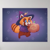 Halloween Space Panda Poster (Voorkant)