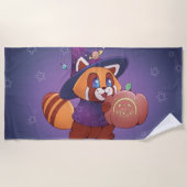 Halloween Space Panda Strandlaken (Voorkant)