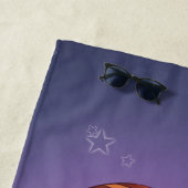 Halloween Space Panda Strandlaken (In situ)