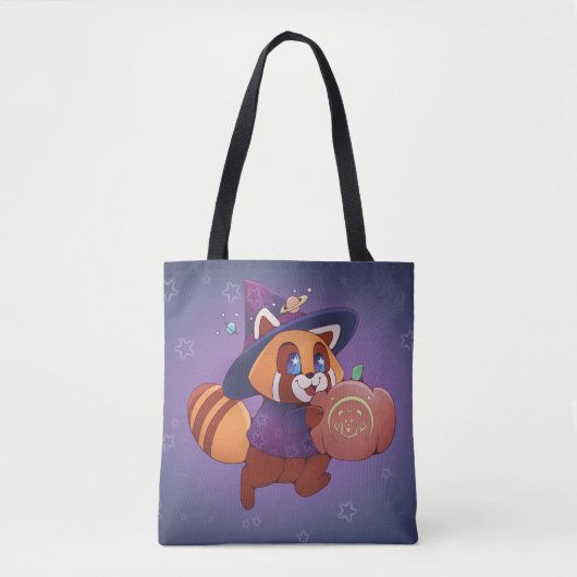 Halloween Space Panda Tote Bag (Voorkant)