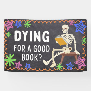 Halloween-spandoeken voor schoolbibliotheek en kla spandoek