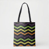 Halloween Sparkle Zig Zag Tote Bag (Voorkant)