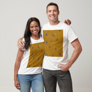 Halloween spders web en pomkins T-Shirt