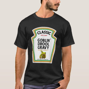 Halloween specerij fles Goblin Drool Gravy Poti T-shirt