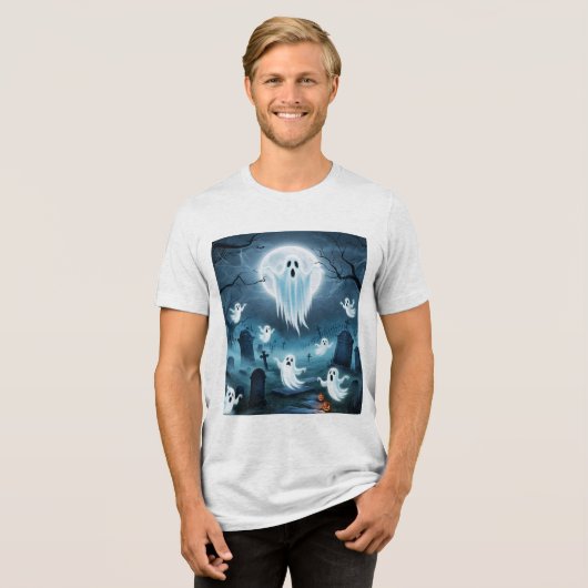 Halloween Special Tri-Blend Shirt (Voorkant volledig)
