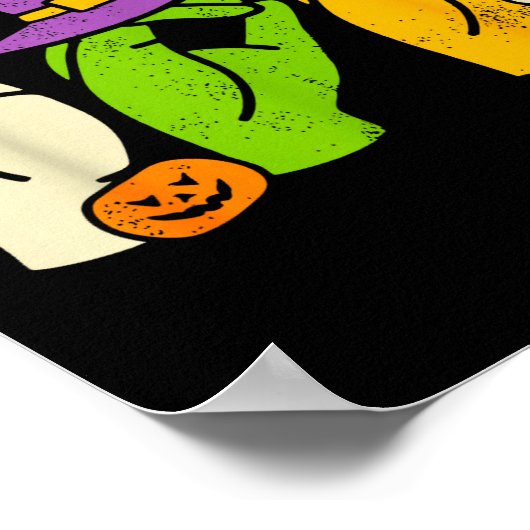 Halloween Sped Teacher Boo In Asl Boo Hands Sign L Poster (Hoek)