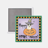 Halloween Speelgoed Fox Terrier Magnet (Voorkant / Achterkant)