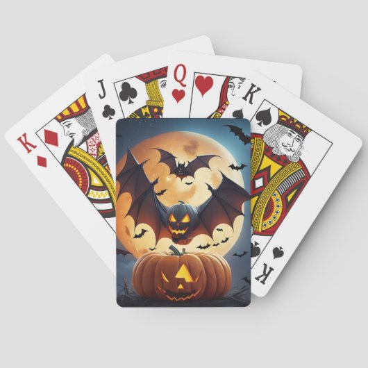 Halloween Spelen Kaart (Achterkant)