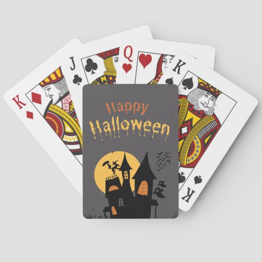 Halloween Spelen Kaart (Achterkant)