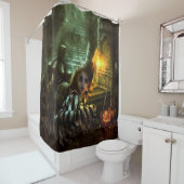 Halloween Spell Douchegordijn (In situ)