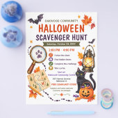 Halloween-speurtocht Gemeenschapsfolder Flyer (Enkel)