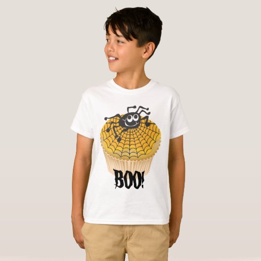 Halloween Spider Boo Shirt (Voorkant volledig)