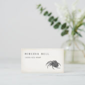 Halloween Spider Calling Card Contactkaartje (Staand voorkant)
