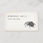 Halloween Spider Calling Card Contactkaartje (Voorkant)