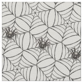 Halloween Spider Cobwebs Light Creepy Pattern Fun Stof (Close Up)