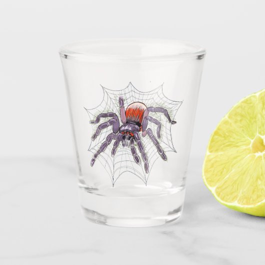 Halloween Spider Creepy Fun Shot Glas (Voorkant)