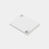 Halloween Spider en Skull & Botten Post-it® Notes (Schuin)