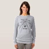Halloween Spider en Web T-shirt (Voorkant volledig)