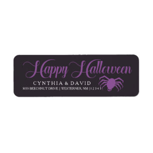 Halloween Spider Etiket