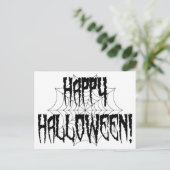 Halloween Spider Fingers and Web Briefkaart (Staand voorkant)