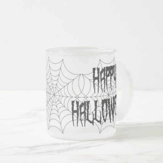 Halloween Spider Fingers and Web Matglas Koffiemok (Voorkant rechts)