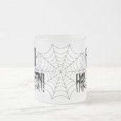 Halloween Spider Fingers and Web Matglas Koffiemok (Center)