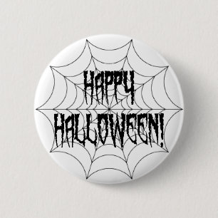 Halloween Spider Fingers and Web Ronde Button 5,7 Cm