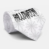 Halloween Spider Fingers and Web Stropdas (Opgerold)