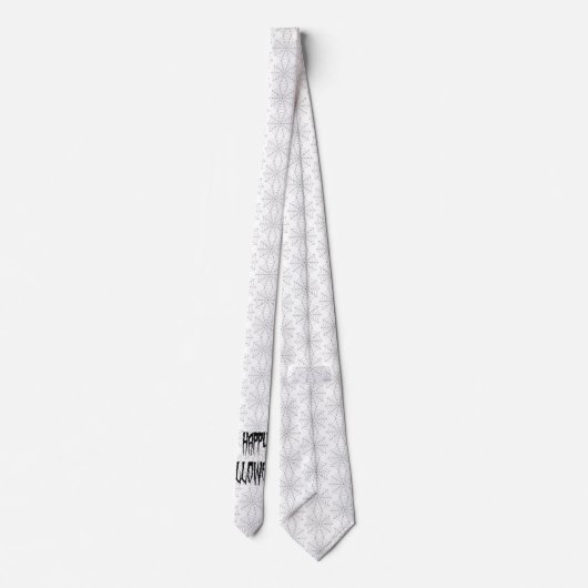 Halloween Spider Fingers and Web Stropdas (Achterkant)