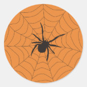 Halloween Spider Gift Label (Voorkant)