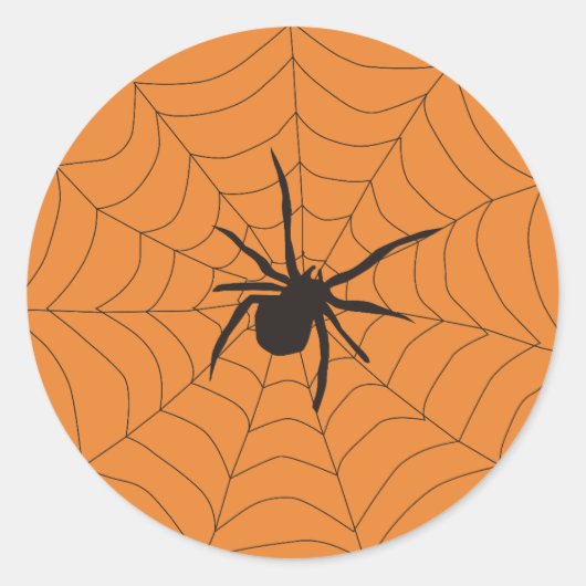 Halloween Spider Gift Label (Voorkant)