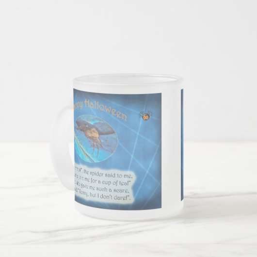 Halloween Spider Glass Mok Rassenreeks (Voorkant links)