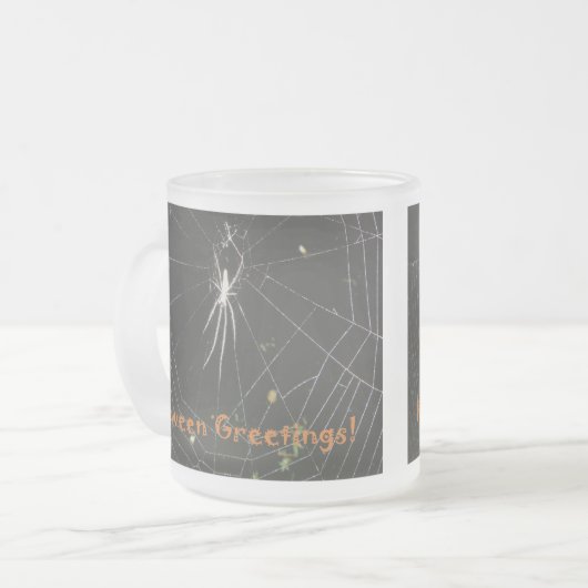 Halloween Spider Glass Mok Rassenreeks (Voorkant links)