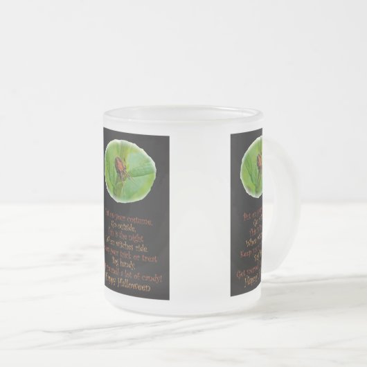 Halloween Spider Glass Mok Rassenreeks (Voorkant rechts)