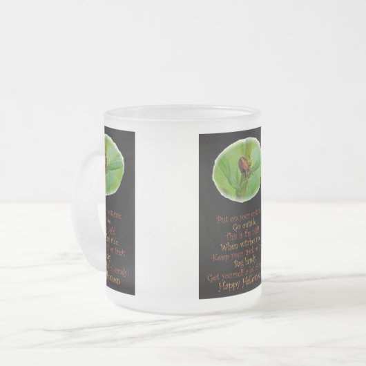 Halloween Spider Glass Mok Rassenreeks (Voorkant links)