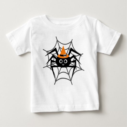 Halloween Spider in Web Tshirts en Gifts (Voorkant)