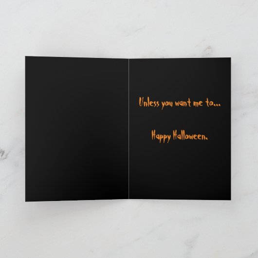 Halloween Spider Kaart (Binnen)