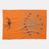 Halloween Spider Kitchen Towel Theedoek (Horizontaal)